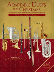 Adaptable Duets for Christmas Alto Sax, Baritone Sax cover Thumbnail